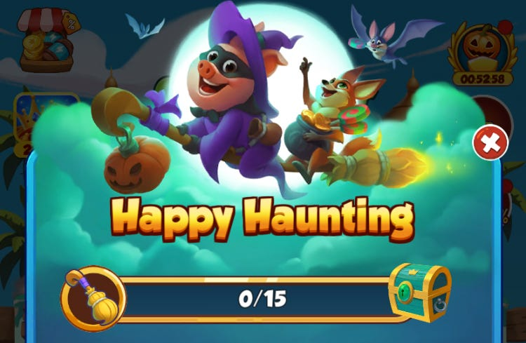 Discover everything about today's Coin Master event, Happy Haunting! Learn how to collect broomsticks, maximize rewards, and earn 150k spins in this spooky Halloween event. Get tips to make the most out of the Coin Master event today and boost your game progress.